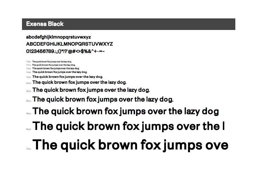 Exensa Grotesk